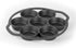 Commercial CHEF Cast Iron Biscuit Pan - Pre-seasoned Cookware for Muffins & Scones