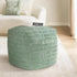 18"x18"x18", AELS Unstuffed Farmhouse Pouf Cover for Living Room, Boho Storage Bean Bag Cubes, Sage Green Soft Corduroy