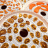 (8 Pack) Round Silicone Dehydrator Sheets, Dostk Premium Non Stick Mesh for Fruit Dehydrator, Reusable 13" Diameter