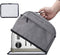 VOSDANS 4 Slice Toaster Cover, Gray, 2-in-1 Toaster Bag with Pockets, Machine Washable, Patent Design