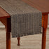 Park Designs Black Expresso Tweed Farmhouse Table Runner, 36 Inch Rustic Dining Table Accessory