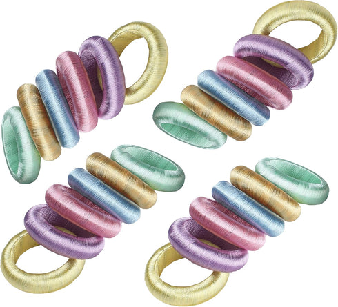 24-Piece Decorative Napkin Rings - Modern Table D cor for Every Occasion - Bulk Napkins for Weddings Holidays Parties