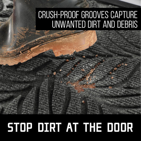 Yimobra Door Mats Outdoor Indoor | Heavy Duty Non Slip Welcome Mats for Front Door | Easy Clean Outside Doormats