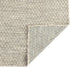 Unique Loom Collection Casual Transitional Solid Heathered Indoor/Outdoor Flatweave Area Rug (Light Gray/Ivory)
