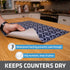 Drymate XL Dish Drying Mat, Oversized (19”x24”), Super Absorbent, Quick Dry Fabric, Waterproof & Slip-Resistant