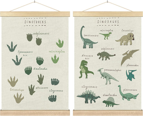 BCUANGD Dinosaur Dino Paws Wall Decor - Baby Toddler Boys Room Wall