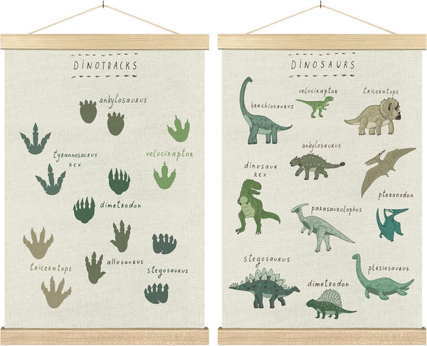 BCUANGD Dinosaur Dino Paws Wall Decor - Baby Toddler Boys Room Wall