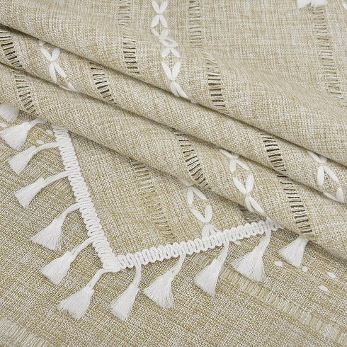 24 24 inch, Summer Small Spring Square Tablecloth x Rustic Farmhouse Coffee Table Cover for End Bedside Table, Boho