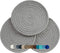 Trivets for Hot Pots and Pans, Kitchen Discovery 8" Chenille Trivets, Set of 3 Large Woven Hot Holders