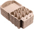 LayHyand 30 Pack, Dozen 3x4 12 Count Vintage Egg Cartons Blank Natural Paper Pulp Square Egg Cartons Eggs, Classical