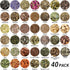 DreamdaMoonnly 40 Pack Set Witchcraft Supplies Herbs Kit - Dried Herbs and Flowers for Witch Beginners - Herb