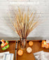 Admired By Nature 28" Artificial Wheat Grain Flowers & Grass Bush for Home Kitchen Office Wedding Fall Décor, Gold