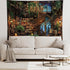 59Wx51H Inch Riyidecor Magical Library Tapestry Fairy Tale Mysterious Mysty Bookshelf Wall Hanging Study Magic Book