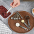 Lucky Plus Stainless Steel Measuring Spoons Set, 18/8(304) Steel Material, Heavy Duty 9 Measuring Spoons (10ml & 20ml)
