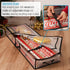 2 Pack 40 Inches 24 (2 Pack) VENO Clear Wrapping Paper Organizer Storage Box for Christmas Gift Bags and Holiday
