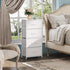 WLIVE Dresser with 4 Drawers, Storage Tower Organizer Unit for Bedroom, Hallway, Entryway, White