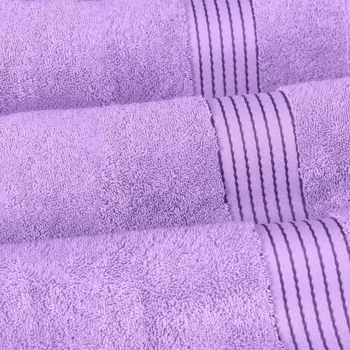 2 Pack Set 27 54 inch, 100% 2PC Set Elegant Comfort Premium Turkish Cotton Bath Towel - x Luxurious Hotel Spa Quality
