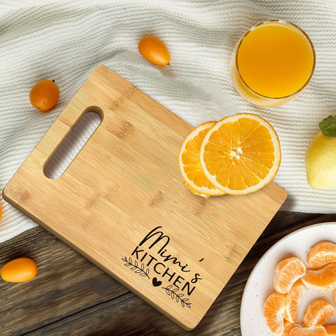 Mimi Gifts Bamboo Cutting Board Decor, Gifts For Grandma, Mimi Gifts For Birthday Christmas, Kitchen