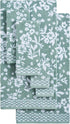 6 Set (2) (2) (2) Set Lucky Brand Folk Floral Piece Bath Towel - Bath Towels, Hand Towels, and Washcloths - Iceberg