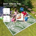 wikiwiki Outdoor Rug, 5x8ft, Waterproof Reversible Mat for Indoor Outdoor, Small Area Plastic Straw Rug