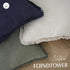 Foindtower Set of 2 Decorative Linen Fringe Throw Pillow Covers, Boho Farmhouse Cushion Cover for Couch Bed Decor