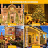 33 100LEDs 8 FT Christmas Lights Plug in,Outdoor Indoor Connectable Fairy Lights with Timer and Modes,Christmas Tree