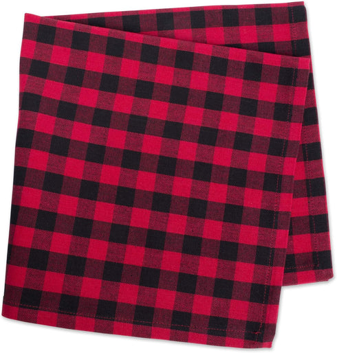DII Cotton Napkin Set, 20x20, Little Buffalo, 6 Piece, Machine Washable Everyday Basic