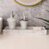 16 Inch Rustic Wooden Serving Trays Rectangular with Handle,Ottoman Tray for Living Room Long for Serving
