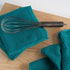 Now Designs Ripple Kitchen Dishcloth, Set of 4 in Peacock Green