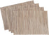 Saro Lifestyle Melaya Collection Shimmering Woven Nubby Placemat (Set of 4), 14"x20", Natural Color