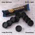 Quick Light Charcoal Tablets for Incense, 33mm Capsules, Set of 100 Charcoal Disks per Box