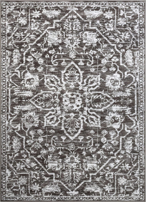 Well Woven Della Grey Vintage Boho Doormat 2' x 3'