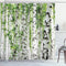 Ambesonne Woodland Shower Curtain, Birch Trees in The Forest, 69" W x 70" L, Cloth Fabric Bathroom Decor