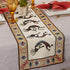 DII Southwest Hacienda Stripe Table Runner, 13x72, Part of the Tabletop Collection, Kokopelli Tapestry