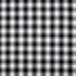 Cackleberry Home Set of 2 Black and White French Check Cafe Curtains, Woven Cotton 28"W x 24"L