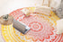 Popular Handicrafts Round Tapestry with Tassel - Hippie Mandala Bohemian Wall Hanging, 70 Inches, Green