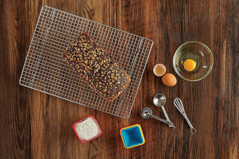Mrs. Anderson’s Baking Professional Half Sheet Baking and Cooling Rack, 16.5 x 11.75 Inches