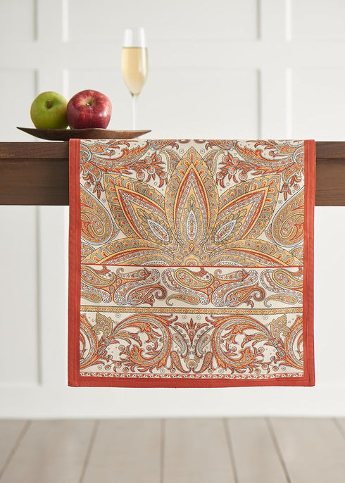 Maison d' Hermine Table Runner, 100% Cotton Double Layer Decorative for Home Kitchen Dining Party, 72 inches Long