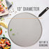 Set of 3 Classic 13" Splatter Screens - Stainless Steel Fine Mesh, Comfort Grip Handles - Use on Boiling Pots Frying Pans - Grease Oil Guard, Safe Cooking Splash Protection Lid
