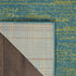 2'2" 7'6" (8' Nourison Home Nourison Essentials Blue Green x Area Rug - Easy Clean, Non Shedding, Bed Room, Living