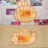 Small Bamboo Cutting Board Set, Mini Fruit Wood Chopping Board, Snail & Bee Shape Cheese Board