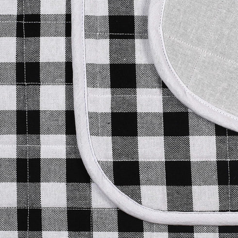 Buffalo Classic Check Plaid 2-Piece Dish Drying Mat Set - Extra Large 18"x24"