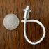 Firefly Fuels Small 5/16” Aluminum Wick Holders - 10-Pack with 2.6mm Cotton Wicks for Oil Lamps