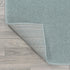 4' (SEU100S-4R) JONATHAN Y Haze Solid Low-Pile Aqua Blue Round Indoor Area Rug, Coastal,Bohemian,Minimalist,Classic