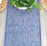14"x48" Coffee Table Runner Modern Kitchen Cotton Table Cloth Strip with Decorative Stitched Edge Dresser Scarf Dining
