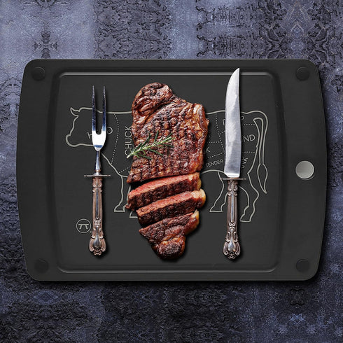 Outset Cow Grill Cutting Board, 10.8” x 14.5” x 0.2”