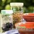 Masontops Tough Tops - Ball Wide Mouth Mason Jar Lids, Plastic Leakproof, Multi Colored Reusable Canning Lids