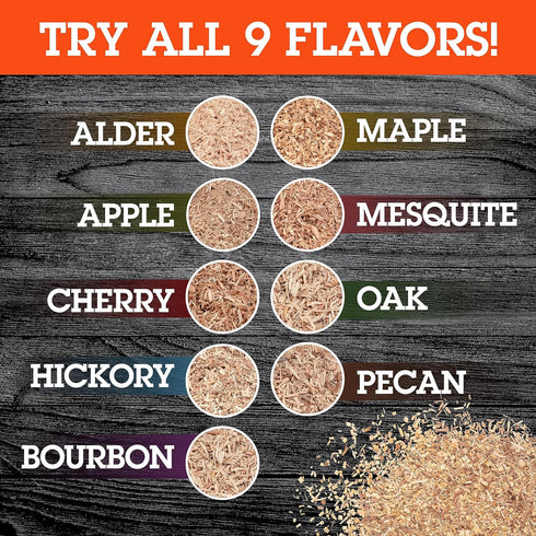 (5 4.731L) Camerons All Natural Extra Fine Apple BBQ Wood Chips for Smokers Quart, - Kiln Dried Wood Sawdust Shavings