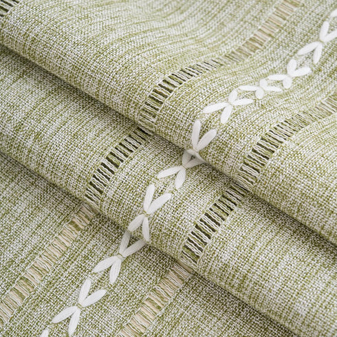 Summer Small Bedside Tablecloth Nightstand Cover Cloth with Tassels Rustic Farmhouse End Table Cloth Linen Side Table