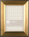 Malden International Designs Copley Picture Frame - 5x7 - Black Border - Gold